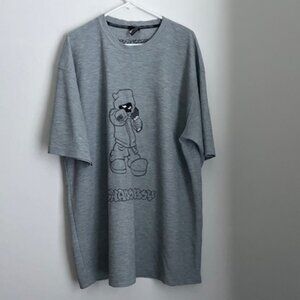 Diss Shadow Boy Gray Short Sleeve Shirt Size 2XL
